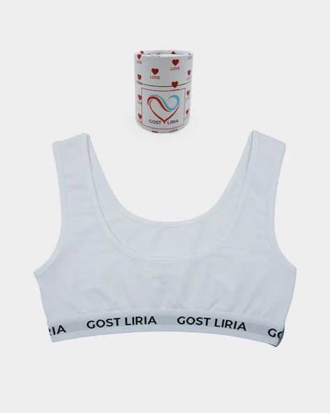 Bare Spor Bralet Beyaz ürün görseli 1
