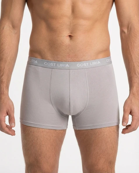 Stone Grey Erkek Boxer Taş Gri - Resim 4