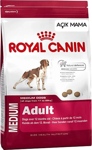 Royal Canin Medium Adult Orta Irk 3 kg Yetişkin Köpek Maması - Açık Paket ürün görseli 1
