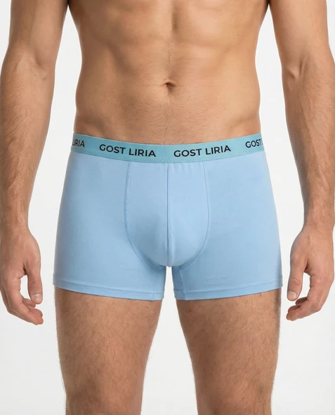Soft Blue Erkek Boxer Mavi - Resim 3