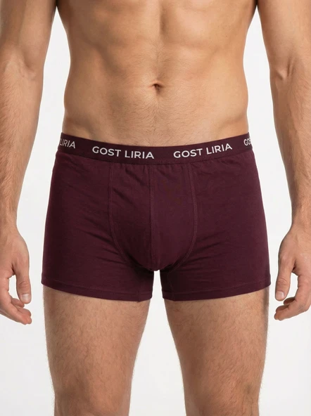 Calm Erkek Boxer Bordo - Resim 3