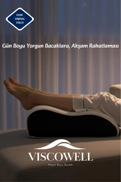 Ortopedik Visco Ayak & Bacak Yükseltme Yastığı ve Dolaşım Destekleyici ürün görseli 1