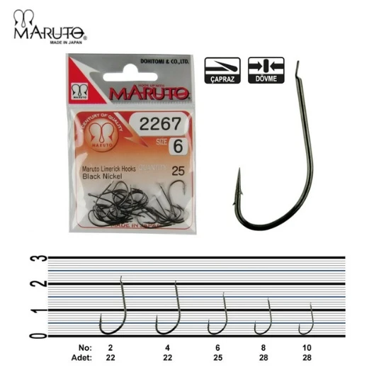 Maruto 2267 Black Nikel Olta İğnesi ürün görseli 1