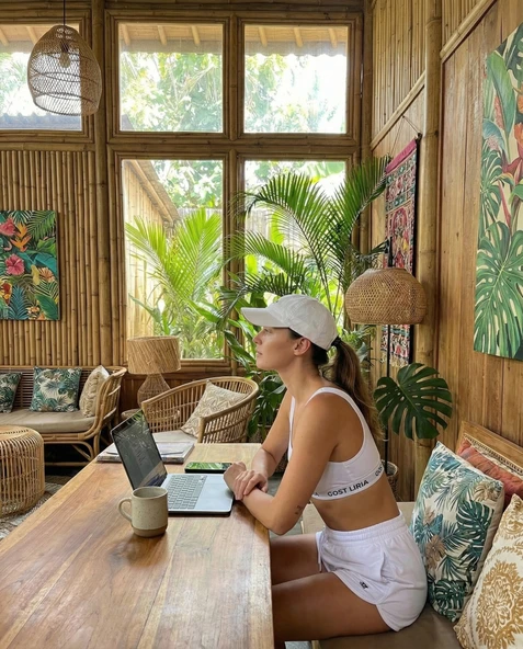 Bare Spor Bralet Beyaz - Resim 7