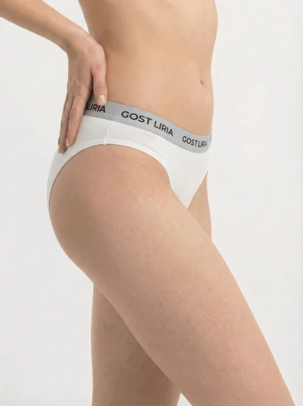 Base Kadın Slip  3'lü Paket Çok Renkli - Resim 4