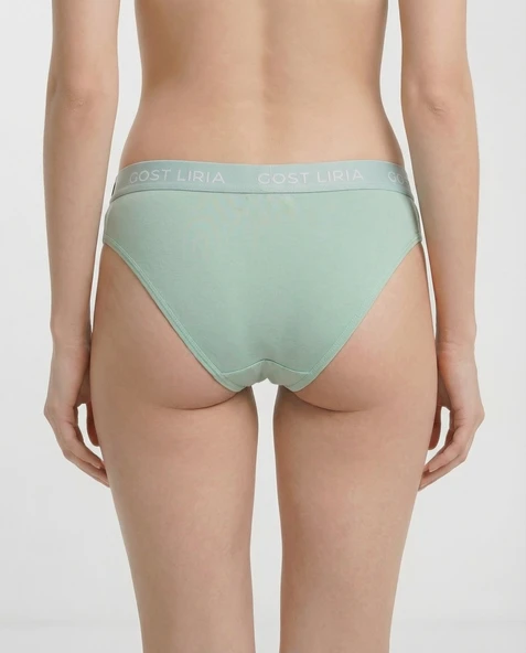 Celadon Kadın Slip Külot Yeşil - Resim 5