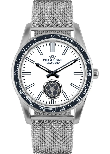 Jacques Lemans Uefa Champions League CL-101D Quartz Hasır Çelik Kordon Gri 39 mm Erkek Kol Saati ürün görseli 1