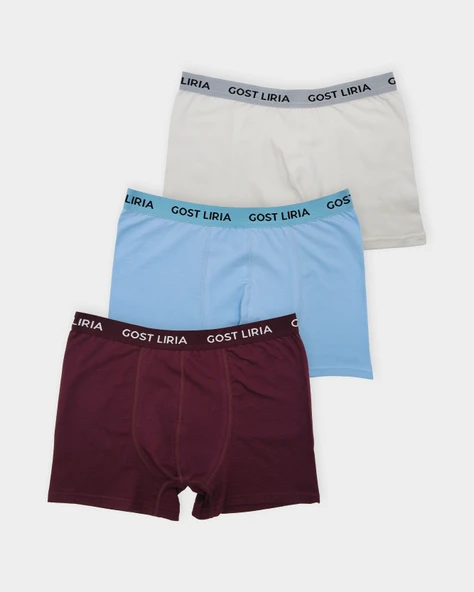 Mood Erkek Boxer – 3’lü Paket Çok Renkli ürün görseli 1