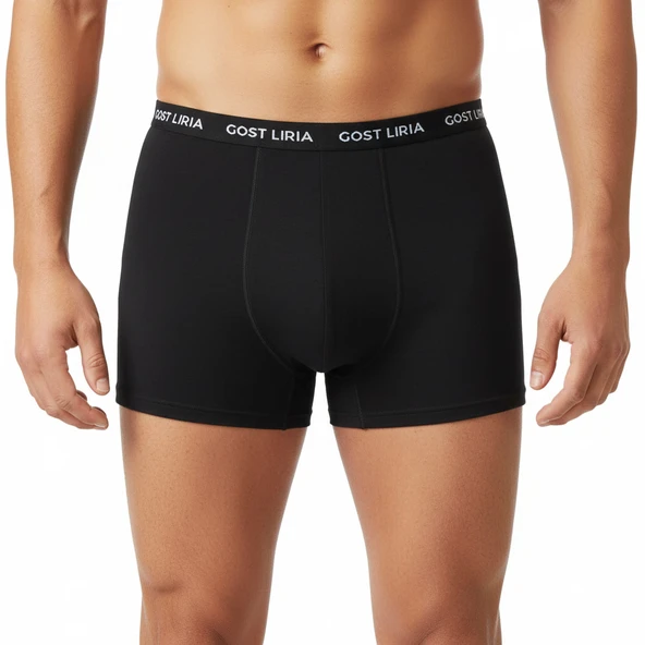 Bambu Erkek Boxer Siyah - Resim 3