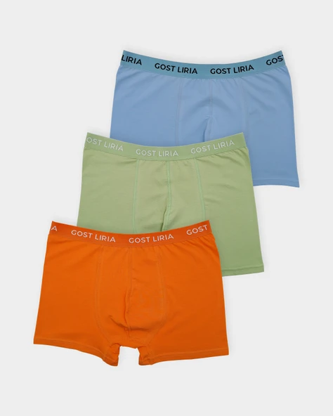 Fresh Mode  Erkek Boxer – 3’lü Paket - Çok Renkli ürün görseli 1