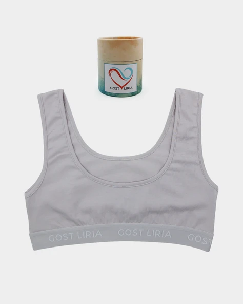 Stone Grey Spor Bralet Taş Gri ürün görseli 1