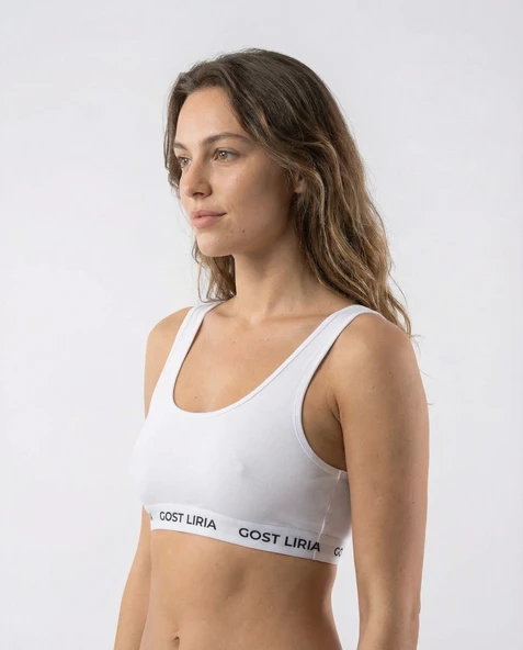 Bare Spor Bralet Beyaz - Resim 4