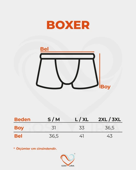 Spring  Erkek Boxer – 3’lü Paket -Çok Renkli - Resim 8
