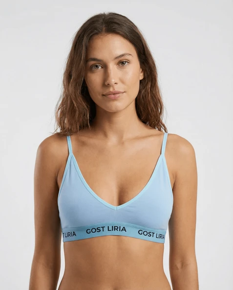 Soft Blue Kadın Bralet Mavi - Resim 3