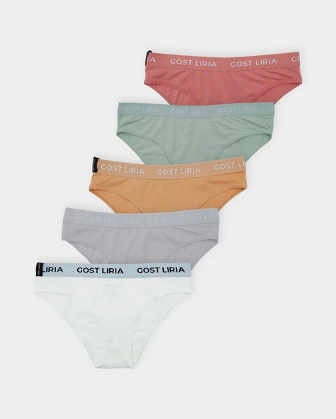 Eva Slip Külot 5'li Paket - Çok Renkli ürün görseli 1