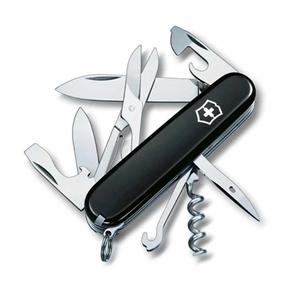 Victorinox Climber 1.3703.3 Siyah Fonksiyonlu Çok Amaçlı Çakı ürün görseli 1