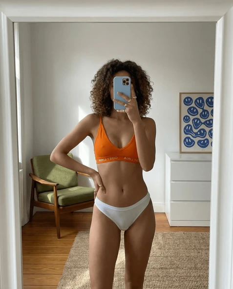 Gost Orange Kadın Bralet Turuncu - Resim 7