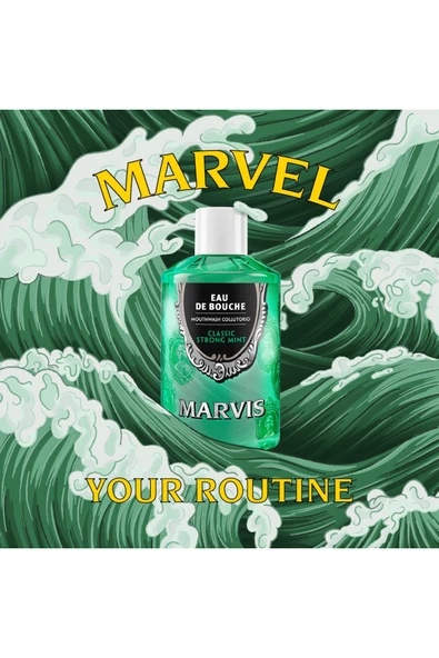 Marvis Classic Strong Mint Ağız Bakım Suyu - 400 ml - Resim 3