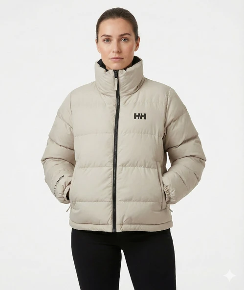 HELLY HANSEN Yu 23 Reversible Puffer Kadın Mont - Resim 5
