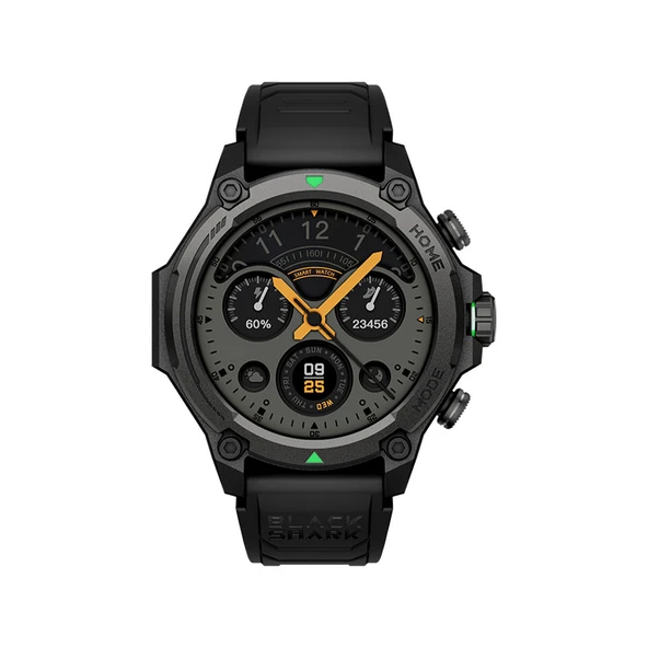 Black Shark GS3 Akıllı Saat Siyah (Resmi Distribütör Garantili) ürün görseli 1