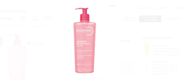 Bioderma Sensibio Foaming Cilt Temizleme Jeli 500 ml ürün görseli 1