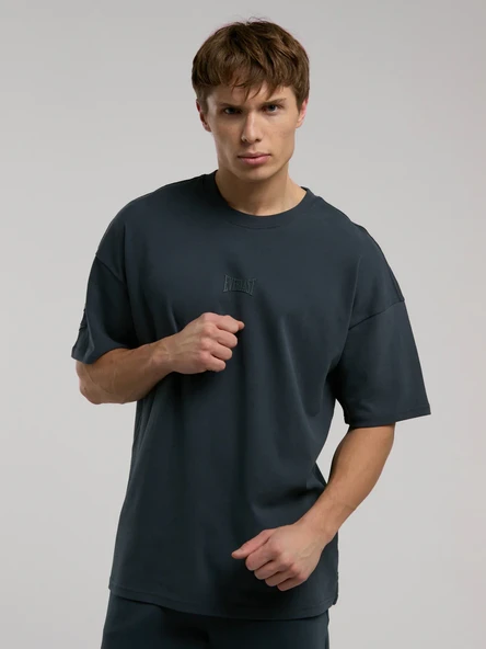 Ever Relaxed Oversize Siyah Erkek Tişört - Resim 2