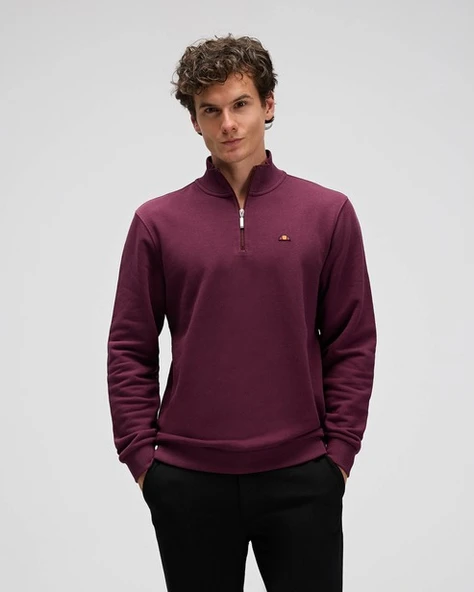 Ellesse Erkek Yarım Fermuarlı Sweatshirt - Resim 3