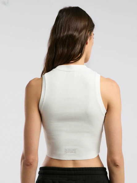 Ever Relaxed Rib Kadın Thick-Strapped Atlet TW0024 - Resim 5