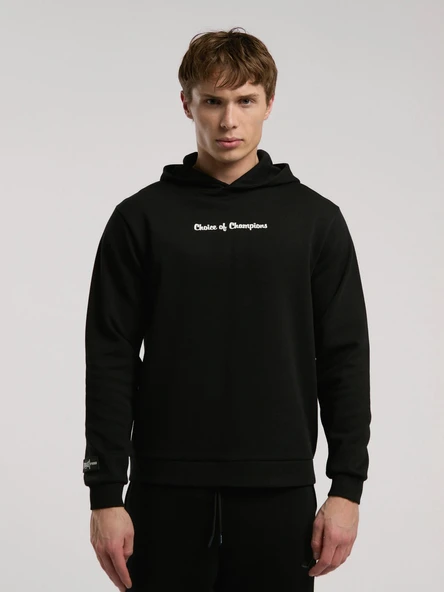 Everlast Champions Collection Siyah Erkek Kapüşonlu Sweatshirt ürün görseli 1