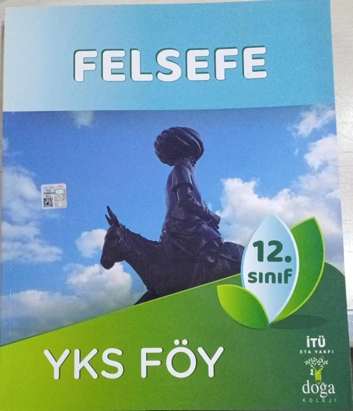 12.SINIF FELSEFE YKS (33 FÖY - 264 SAYFA) ( İTÜ ETA VAKFI DOĞA KOLEJİ ) ürün görseli 1