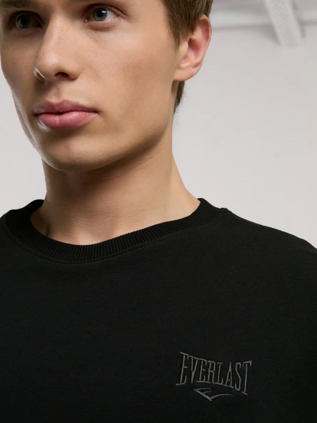 Ever Essentials Comfort Siyah Erkek Sweatshirt - Resim 4