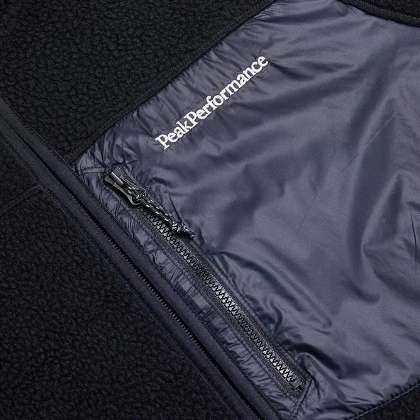 Peak Performance M Pile Zip Jacket Erkek Polar - Resim 4