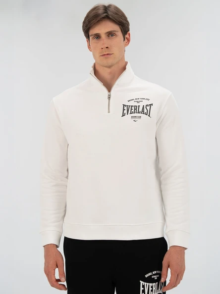 Everlast Bronx NYC Half Zip Regular Siyah Erkek Sweatshirt ürün görseli 1