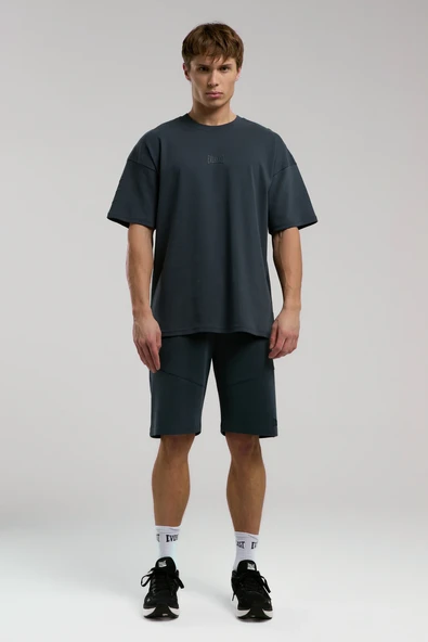 Ever Relaxed Oversize Siyah Erkek Tişört - Resim 10