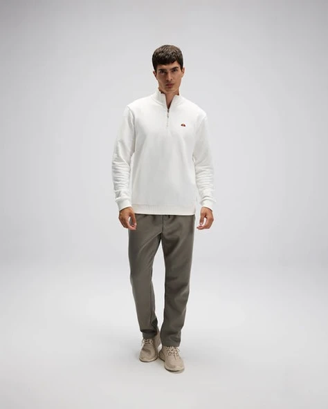 Ellesse Erkek Yarım Fermuarlı Sweatshirt - Resim 7