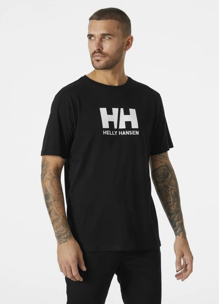 Helly Hansen Logo Erkek T-Shirt - Resim 4