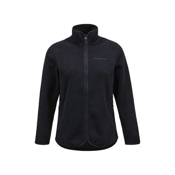 Peak Performance W Pile Zip Jacket Kadın Polar - Resim 2