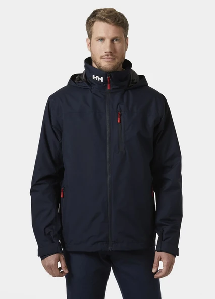 HELLY HANSEN Crew Hooded Midlayer Sailing Erkek Mont - Resim 3