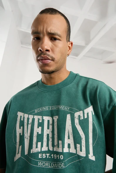 Everlast Authentic Boxing Oversize Erkek Tişört TM0007 - Resim 7
