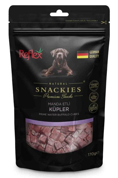 Reflex Snackies Manda Etli Küpler Köpek Ödül Maması 170 Gr ürün görseli 1