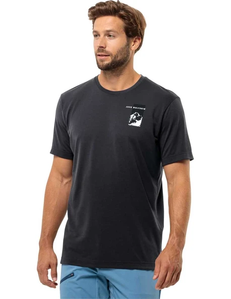 Jack Wolfskin Vonnan S/S Graphic T M Erkek Tişört ürün görseli 1