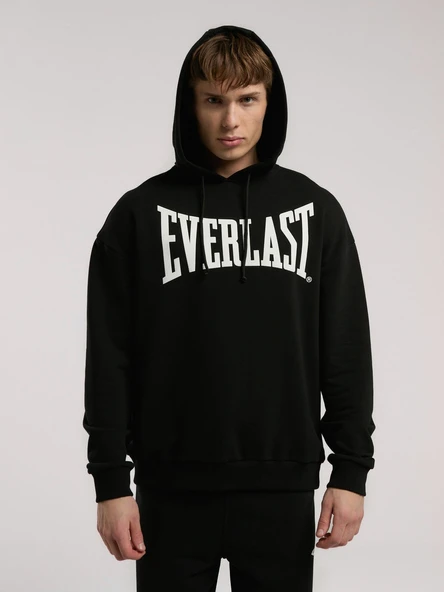 Ever Classics Comfort Siyah Kapüşonlu Erkek Sweatshirt - Resim 4