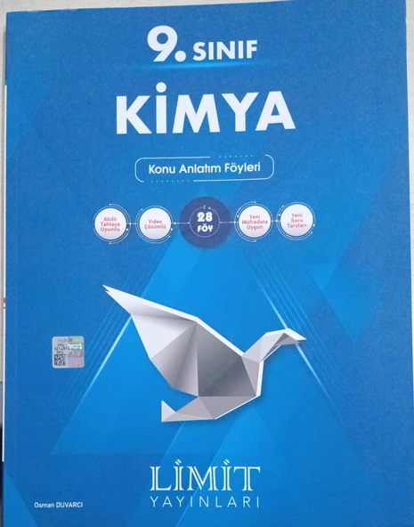 LİMİT YAYINLARI 9.SINIF KİMYA KONU ANLATIM VE SORU ürün görseli 1