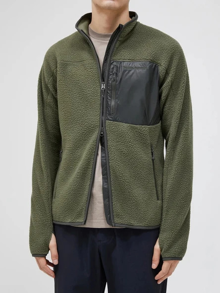 Peak Performance M Pile Zip Jacket Erkek Polar - Resim 3