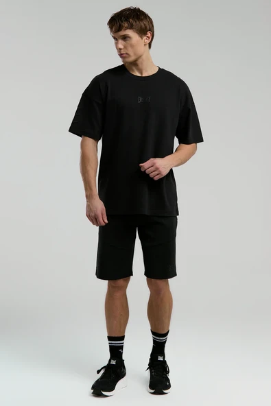 Ever Relaxed Oversize Siyah Erkek Tişört - Resim 7