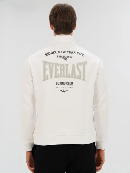 Everlast Bronx NYC Half Zip Regular Siyah Erkek Sweatshirt - Resim 3