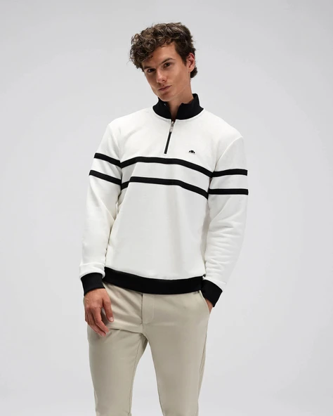 Ellesse Yarım Fermuarlı Sweat - Resim 4