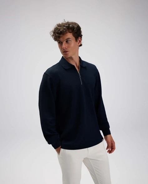Ellesse Erkek Polo Sweatshirt EM601 - Resim 3