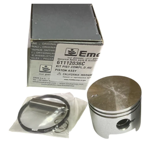 Oleomac Piston 45mm 453,753T,755M,Efco 8530,8550,8535 Piston Segman Orij ürün görseli 1