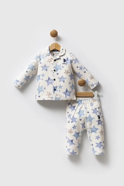 U.S.Polo Assn Erkek Bebek Gömlek Pijama Takım ürün görseli 1